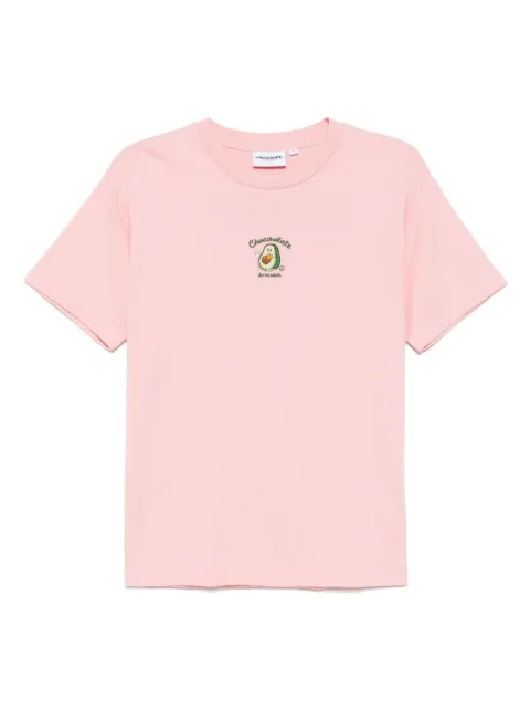 CHOCOOLATE logo-embroidered T-shirt Pink B1XTEL1921XSO
