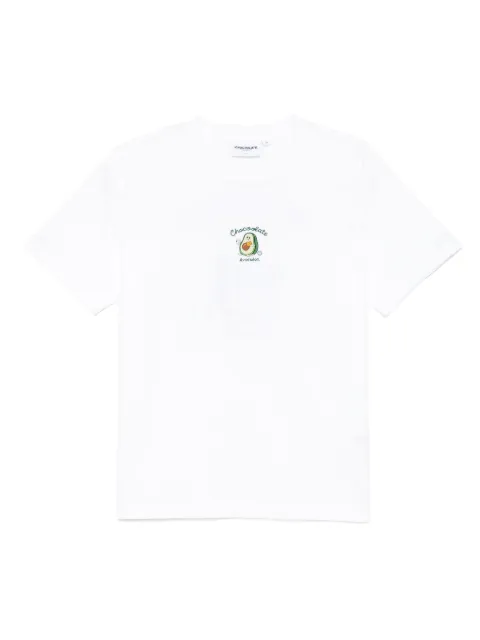 CHOCOOLATE logo-embroidered T-shirt White B1XTEL1921XSO