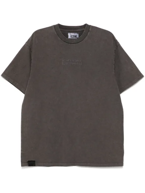 izzue logo-print T-shirt Grey IZXTEN1125S5OCCX