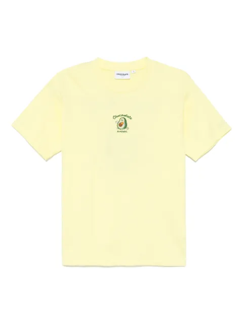 CHOCOOLATE logo-embroidered T-shirt Yellow B1XTEL1921XSO
