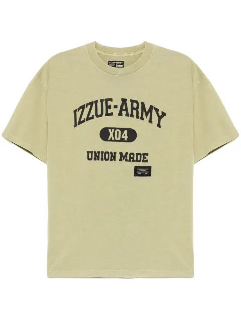 izzue logo-print T-shirt Green IZXTER1194S5OBGX