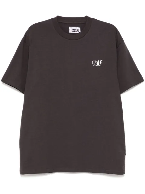 izzue graphic-print T-shirt Grey IZXTEN1116S5O