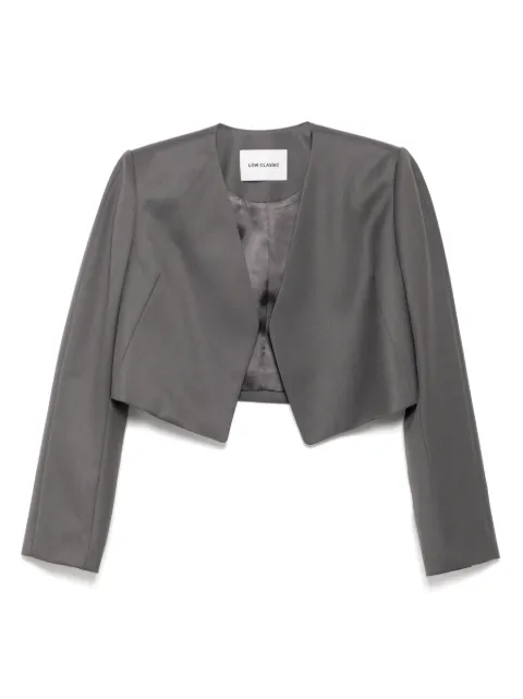 Low Classic collarless jacket Grey LW251JK03GR