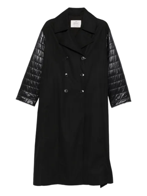 Herno double-breasted quilted coat CA00576D13238