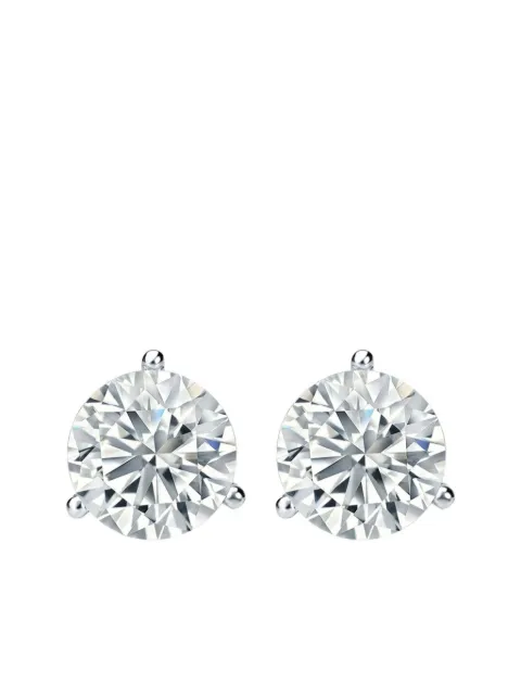 Tilla 14kt white gold diamond stud earrings White FFADLS300