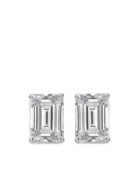 Tilla 14kt white gold diamond stud earrings Silver FFJWL68354