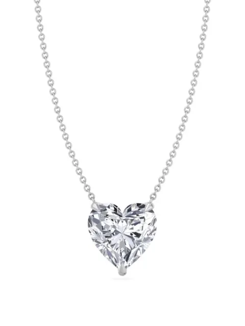Tilla 14kt white gold Heart diamond necklace White FFPDLAB16