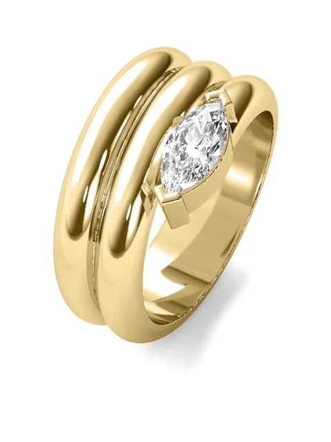 Tilla 14kt yellow gold diamond ring Yellow FFF191YG