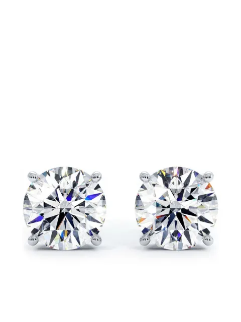 Tilla 14kt white gold diamond stud earrings White FFADLS600