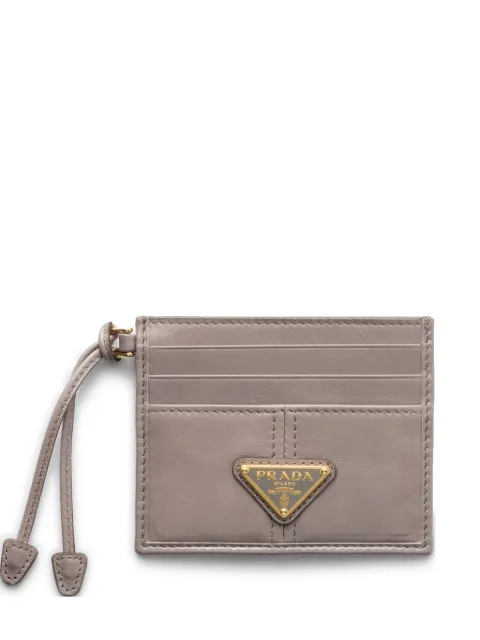 Prada leather card holder Grey 1MC0252CYR
