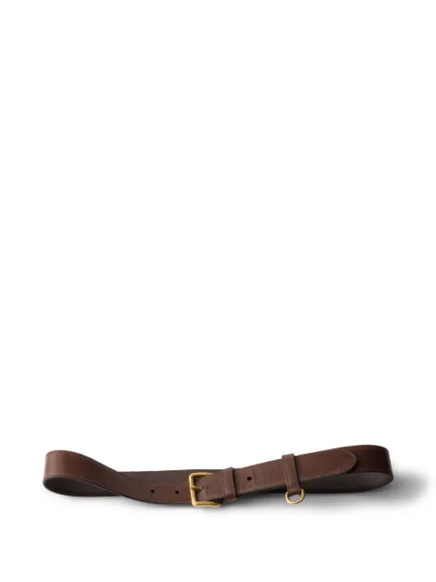 Prada leather belt Brown 1CS1322HII