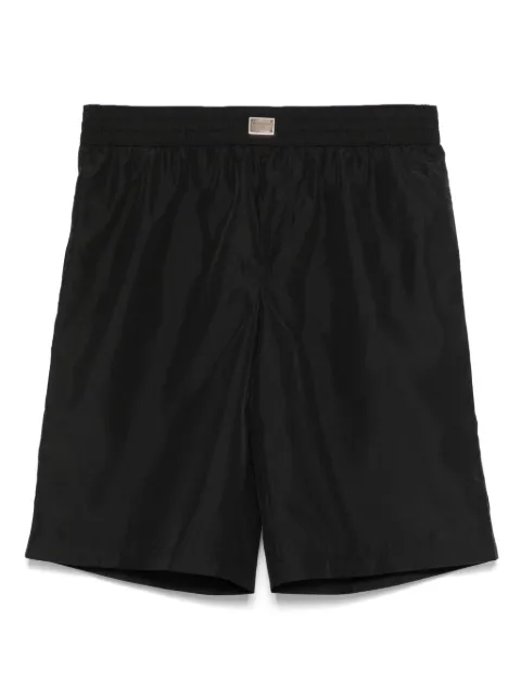 Dolce & Gabbana logo-plaque swim shorts Black M4F37TONR46