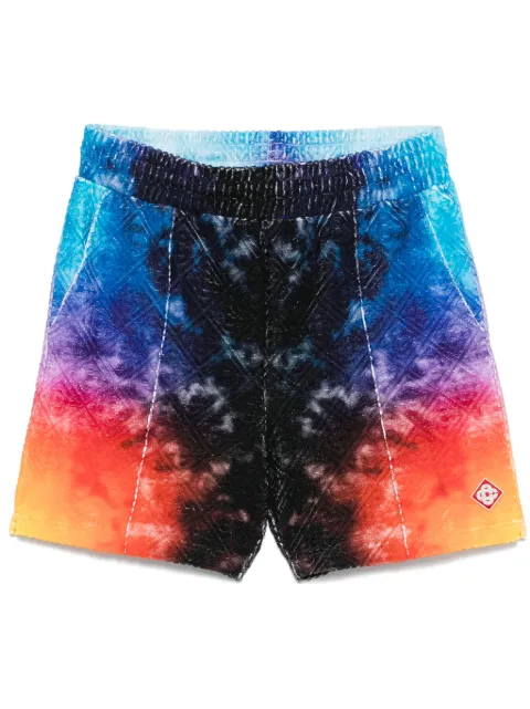 Casablanca monogram shorts Blue MS25JTR25101