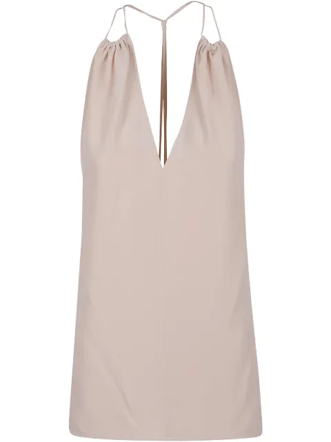 Victoria Beckham silk top Neutrals 1225WTP006376A