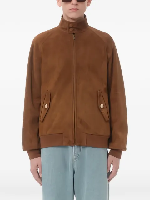 Valentino Garavani suede jacket Brown VNAAM5B22