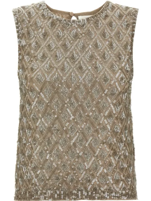 P.A.R.O.S.H. Gild top Neutrals D311669GILD