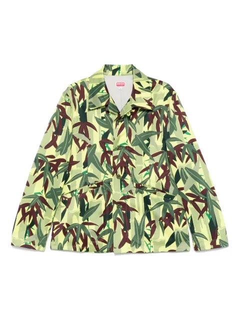 Kenzo Chiku-Rin Camo-print overshirt Green FF55VE2339F2