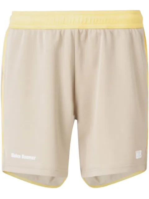 Wales Bonner Football logo bermuda shorts Neutrals US25JE21PL04