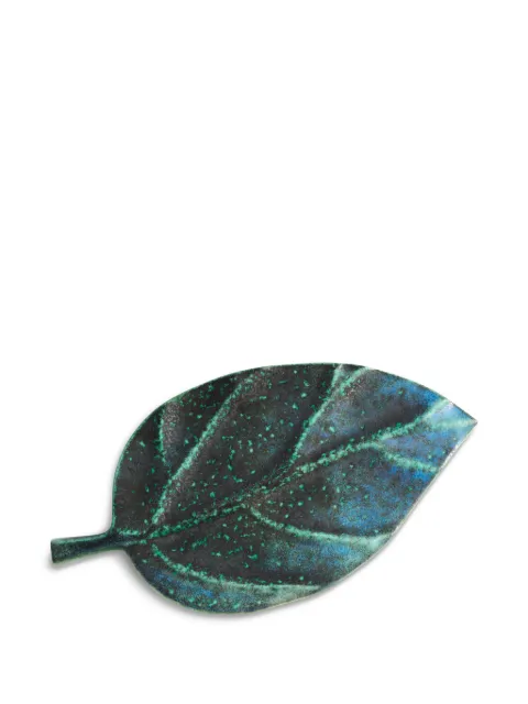 L'Objet medium Cenote platter (12,5cm x 6,75cm) Blue CN112