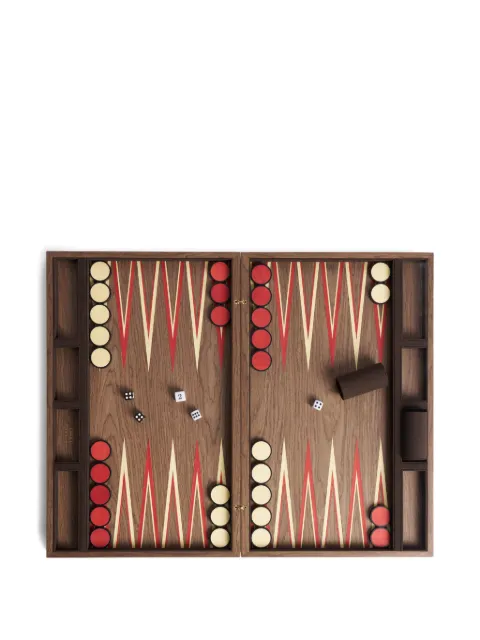 L'Objet Fortuny backgammon Brown LPF124