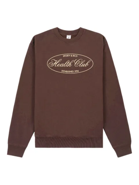 Sporty & Rich graphic print sweatshirt Brown ST071511079BR03
