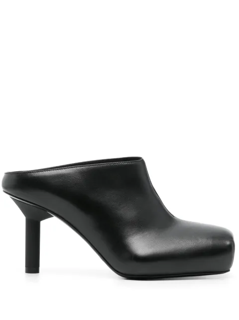 ALAINPAUL 70mm leather mules Black S3WSHOE07