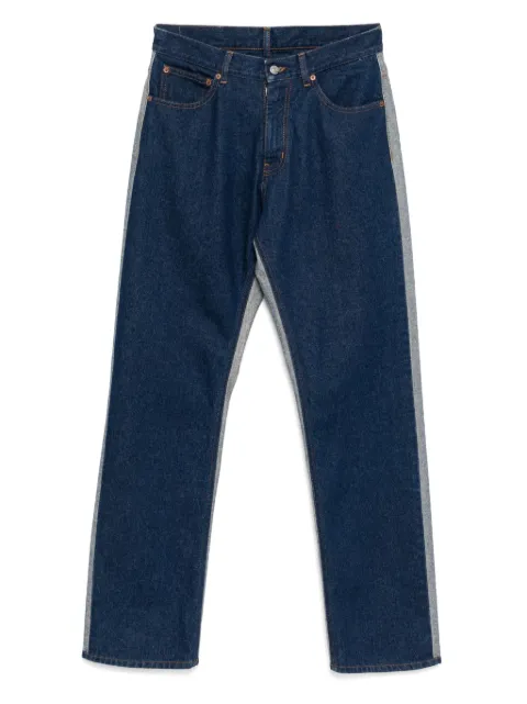 MM6 Maison Margiela patched straight-leg jeans Blue SH0LA0016M30018