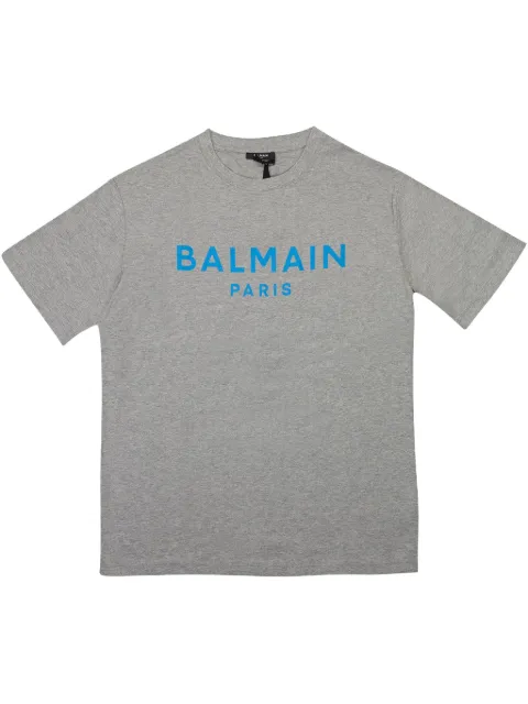 Balmain printed T-shirt Grey LOGOTSHIRT