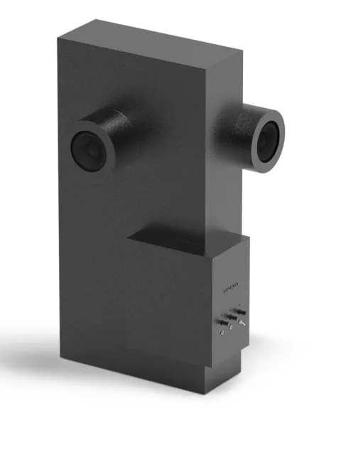 Transparent Brutalist speaker Black TSBRUTALISTB