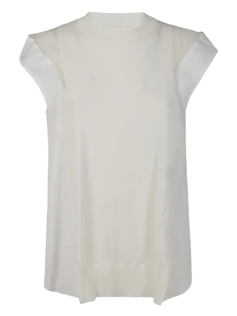 sacai cotton top White 2507848