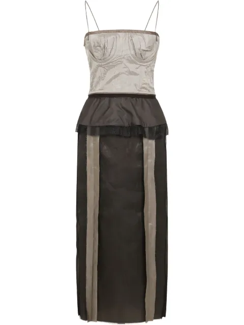 Maison Margiela silk dress Grey S51DD0025MTN057
