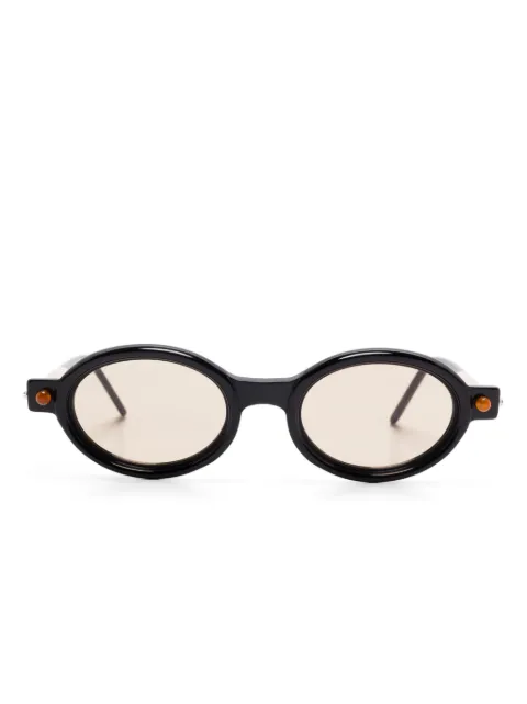 Kuboraum P6 round-frame sunglasses Black KRS0P6BS0000002MBS
