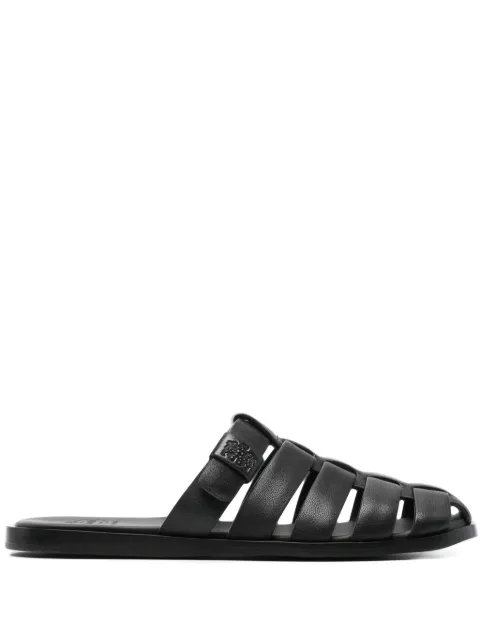 Church's leather slides Black DX01129QL