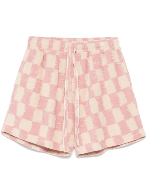 Bonsai checkerboard shorts Neutrals SS25PT010V1