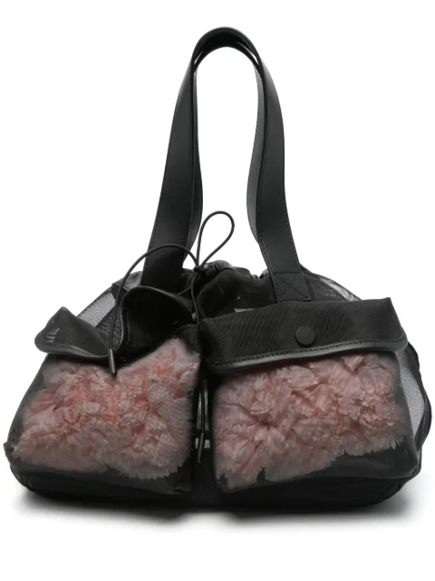 Simone Rocha mesh tote bag Black BAG186F0805BLACK