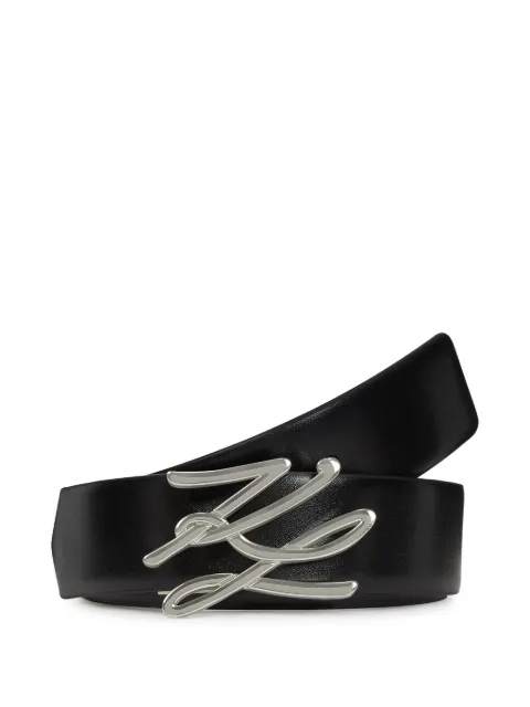 Karl Lagerfeld K Autograph reversible belt Black A3W330391AV