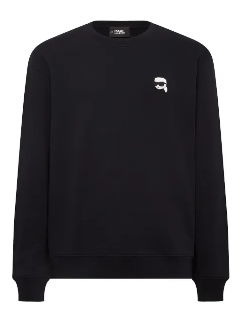 Karl Lagerfeld Ikon-appliqué sweatshirt Black A2M20081999