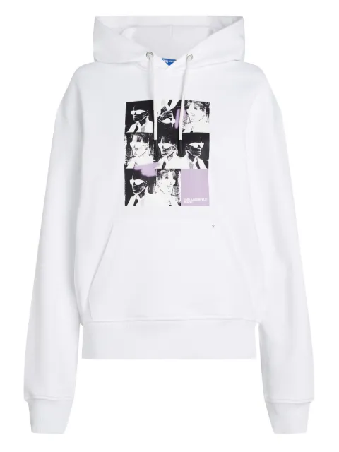 Karl Lagerfeld Jeans Relax Repeat hoodie White A3W20042100