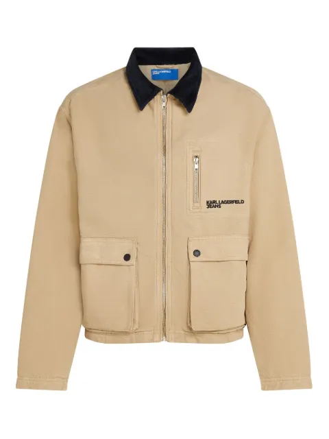 Karl Lagerfeld Jeans cotton jacket Neutrals A3M140581YR