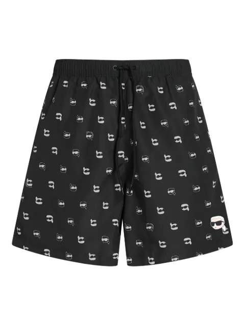 Karl Lagerfeld Ikon swim shorts Black A3M460072BT