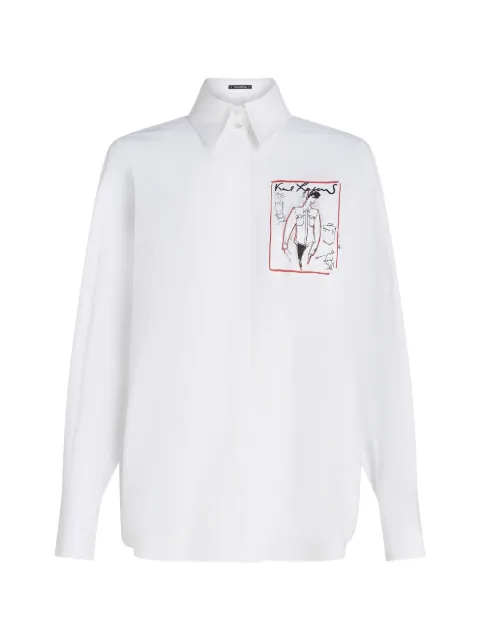 Karl Lagerfeld Karl Series poplin shirt White A3W11040100