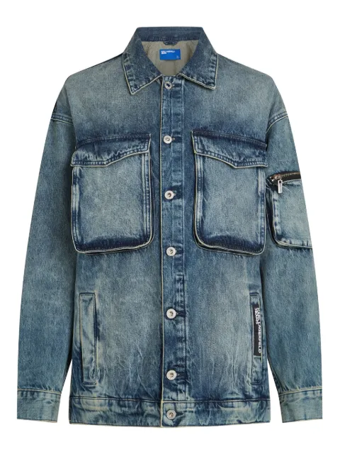 Karl Lagerfeld Jeans cotton jacket Blue A3W140111YM