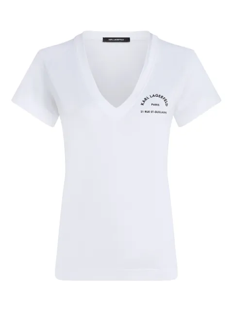 Karl Lagerfeld Rue St-Guillaume T-shirt White A3W17104100