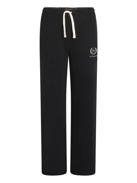 Karl Lagerfeld logo-embroidered track pants Black A3W44009999