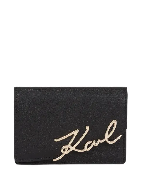 Karl Lagerfeld Signature wallet Black A3W32018992