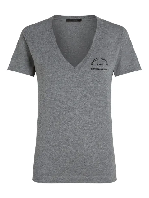 Karl Lagerfeld Rue St-Guillaume T-shirt Grey A3W17104257