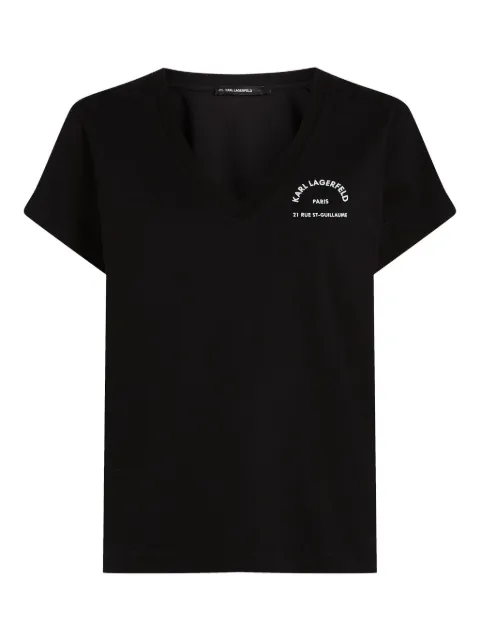 Karl Lagerfeld Rue St-Guillaume T-shirt Black A3W17104999