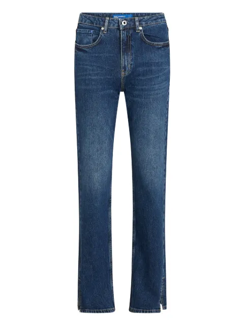 Karl Lagerfeld Jeans high-rise straight jeans Blue A3W100611CM