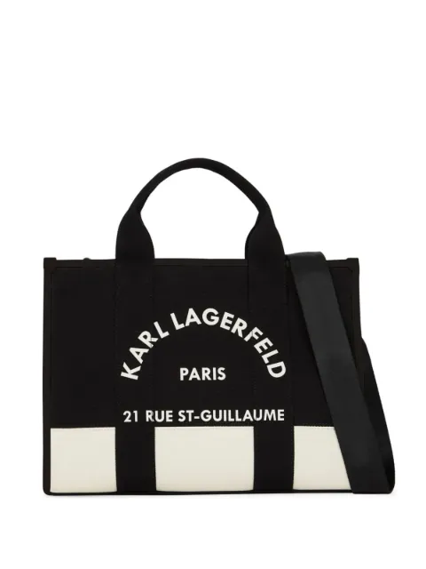 Karl Lagerfeld medium Rue St-Guillaume tote bag Black A3W500251UG
