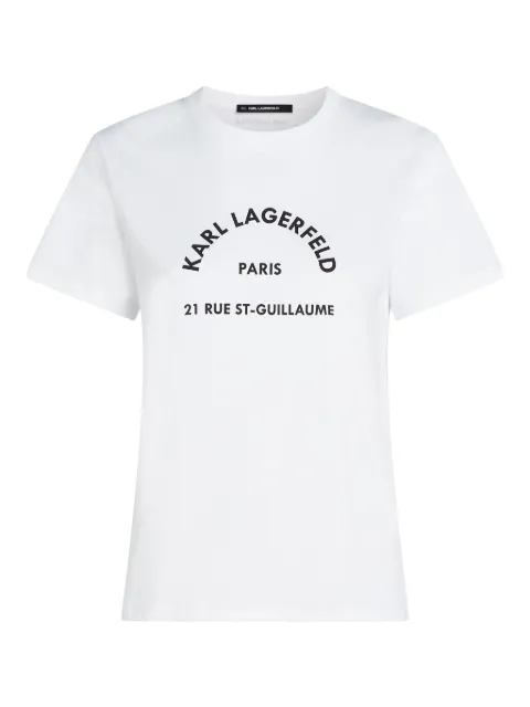 Karl Lagerfeld Rue St-Guillaume T-shirt White A3W17105100